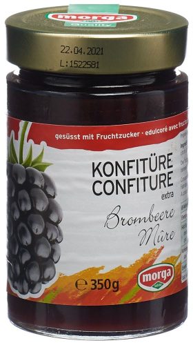 morga, morga Brombeer-Konfi mit Fruchtzucker (350g)