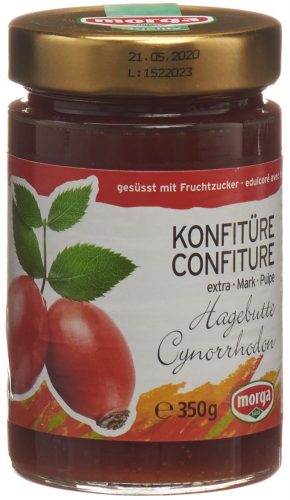 morga, morga Hagebuttenmark-Konfi mit Fruchtzucker (350g)