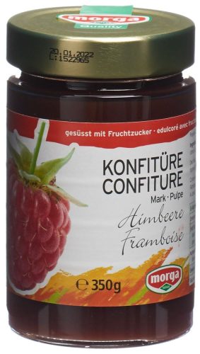 morga, morga Himbeermark-Konfi mit Fruchtzucker (350g)