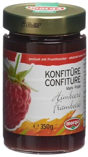 morga, morga Himbeermark-Konfi mit Fruchtzucker (350g)