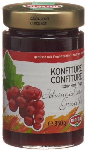 morga, morga Johannisbeere-Konfi mit Fruchtzucker (350g)