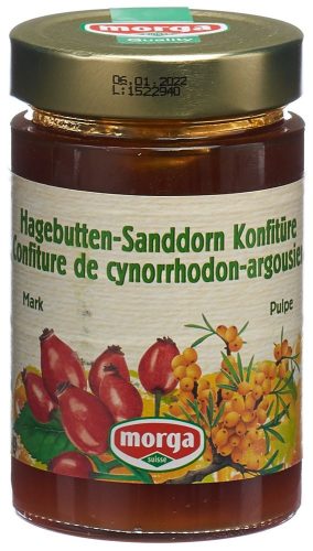 morga, morga Hagebutten-Sanddorn Konfitüre (350g)