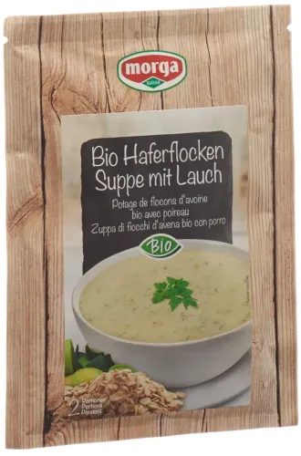 morga, morga Haferflocken Suppe mit Lauch Bio (45g)