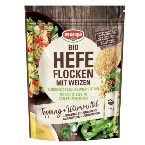 morga, morga Hefeflocken mit Weizen Bio Knospe (125g)