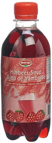 morga, morga Himbeer Sirup mit Fruchtzucker (3.3dl)