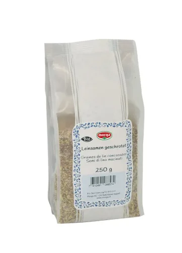morga, morga Leinsamen geschrotet Bio (250g)