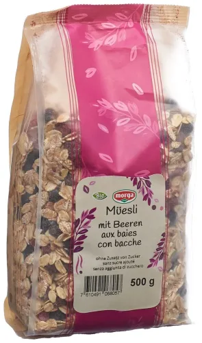 morga, morga Müesli mit Beeren Bio (500g)