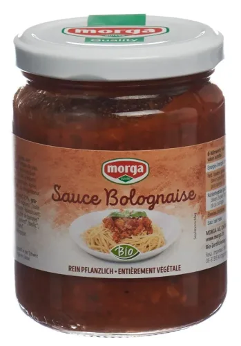 morga, morga Sauce Bolognaise mit Soja Bio (250g)
