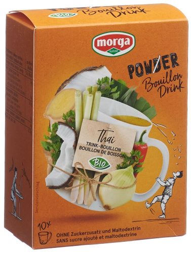 morga, morga PowerPowder BouillonDrink Thai Bio (10x4g)