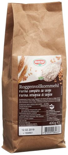 morga, morga Roggenvollkornmehl Bio (400g)