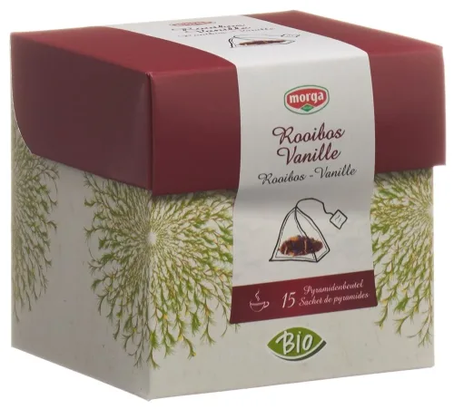 morga, morga Rooibos-Vanilla-Tee Bio Pyramide (15 Stk)