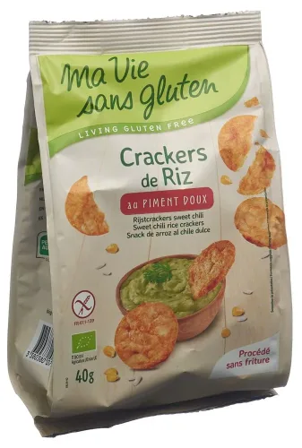 ma vie sans gluten, Ma vie sans gluten Reis Crackers Sweet Chilli (40g)