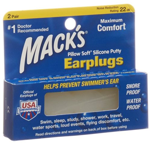 Macks, MACKS Earplugs transparent 2 Paar