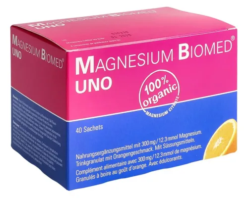 Biomed, Magnesium Biomed Uno Beutel (40 Stk)