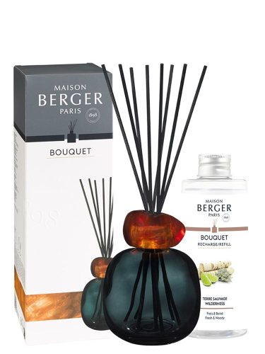 MAISON BERGER, MAISON BERGER Duftbouquet Mineral, schwarz/Bernstein, unberührte Landschaft (180ml)