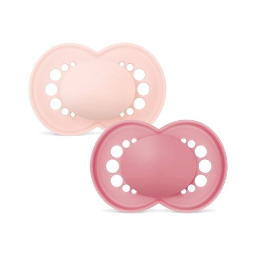 Mam, MAM Original Nuggi Silikon, 16-36 Monate, pink/lila (2 Stk)