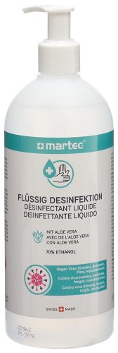 martec, MARTEC Desinfektionsmittel 500ml 33086 Fl&uuml;ssig, mit Aloe-Vera