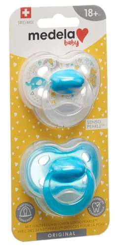 medela, Medela Baby Schnuller Original Boy, 18+ Monate (2 Stk)