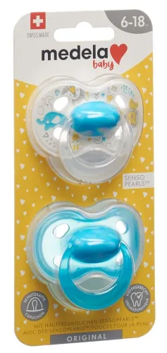 medela, Medela Baby Schnuller Original Boy 6-18 Monate (2 Stk)