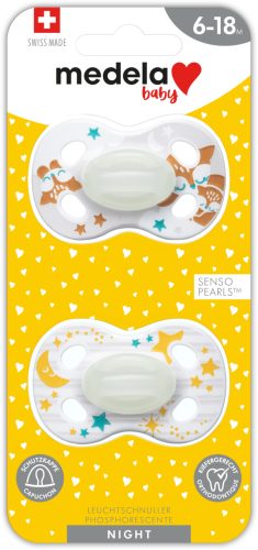 medela, Medela Baby Nuggi Night, 6-18 Monate, Fuchs (2 Stk)