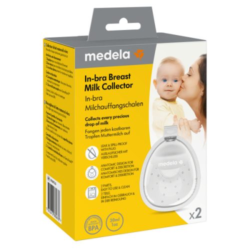 medela, 2er-Pack Milchauffangschale InBra