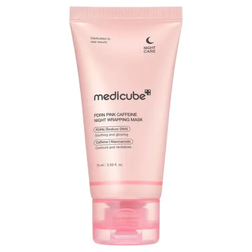 Medicube - PDRN Pink Caffeine Night Wrapping Mask, 75 ml, Multicolor