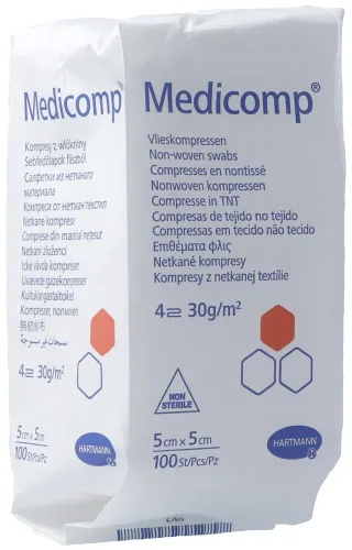 MEDICOMP, Medicomp 4-fach S30 5x5cm unsteril (100 Stk)