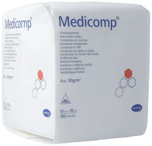 MEDICOMP, Medicomp 4-fach S30 10x10cm unsteril (100 Stk)