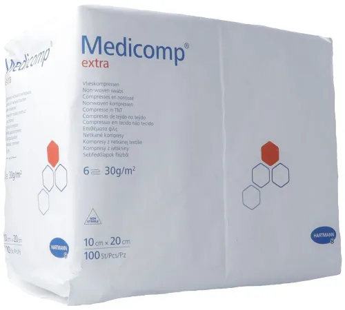 MEDICOMP, Medicomp Extra 6-fach S30 10x20cm unsteril (100 Stk)