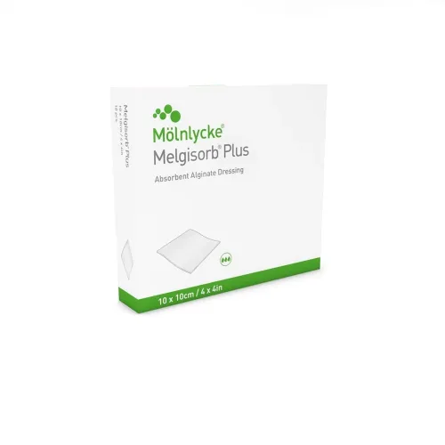 Melgisorb Plus, Melgisorb Plus Alginatverband 10x10cm (10 Stk)