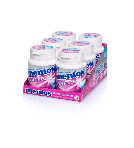 Mentos, Mentos White Tutti Frutti Gum (6x75g)