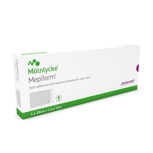 Mepiform, Mepiform Selbshaftend Verband zur Reduzierung von Narben, 4x30cm (5 Stk)