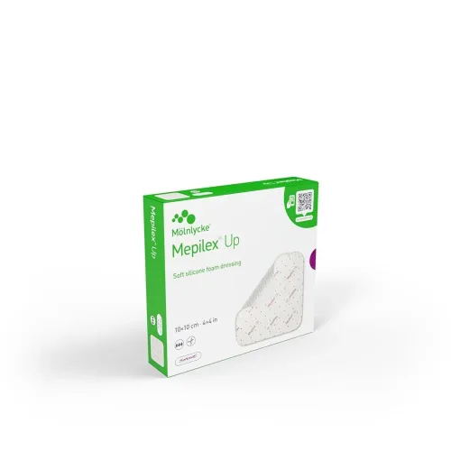 Mepilex, Mepilex Up Silikon-Schaumverband, 10x10cm (5 Stk)