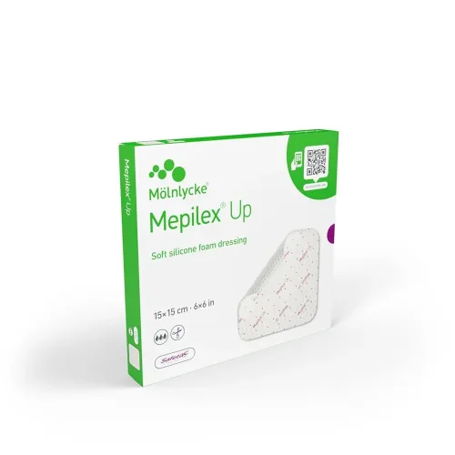 Mepilex, Mepilex Up Silikon-Schaumverband, 15x15cm (5 Stk)