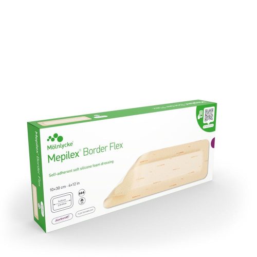 Mepilex, Mepilex Border Flex  Schaumverband 10x30cm (10 Stk)