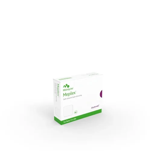 Mepilex, Mepilex Schaumverband Safetac Siteril, 5x5cm (5 Stk)