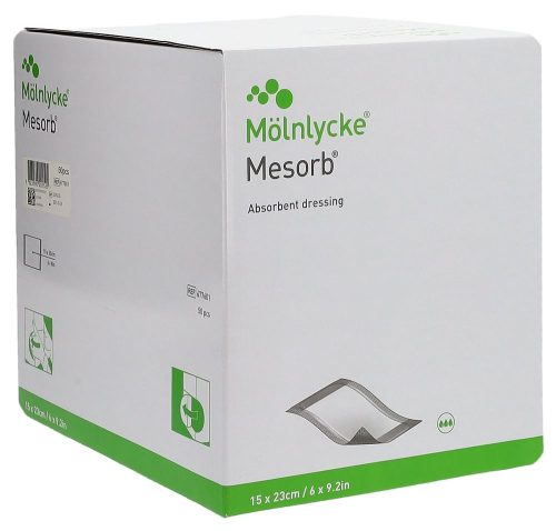 Mesorb, Mesorb absorbierender Verband 15x23cm steril (50 Stk)