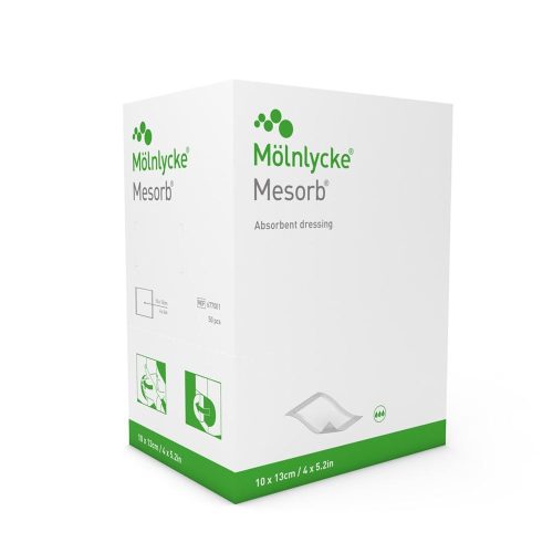Mesorb, Mesorb absorbierender Verband 10x13cm steril (50 Stk)