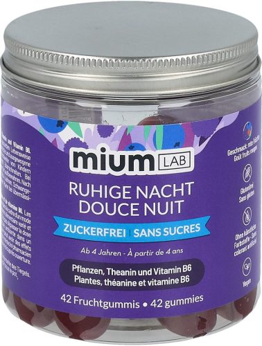 miumLAB, miumLAB Gummies Ruhige Nacht (42 Stk)