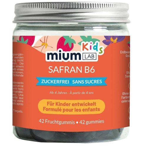 miumLAB, miumLAB Gummies Safran B6 für Kinder (42 Stk)