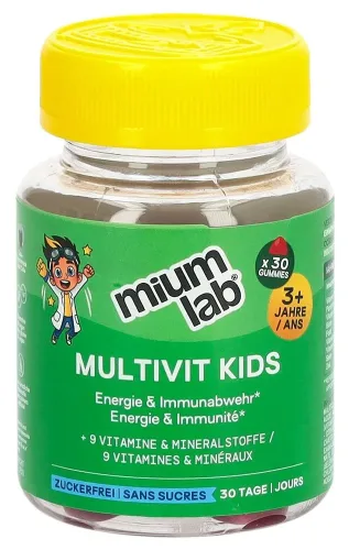 miumLAB, miumLAB Kids Gummies Multivitamin (30 Stk)