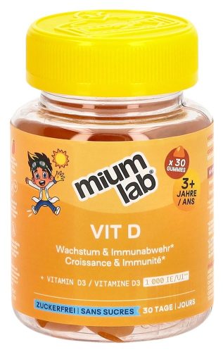 miumLAB, miumLAB Kids Gummies Vitamin D (30 Stk)