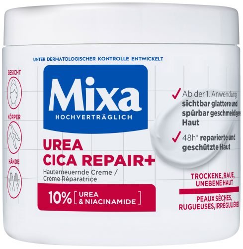 Mixa, Mixa - Hauterneuernde Creme, Urea Cica Repair +, 400 ml