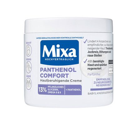 Mixa, Mixa - Hautberuhigende Creme, Panthenol Comfort, 400 ml