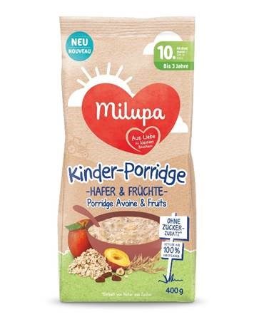 Milupa, Milupa Kinder-Porridge mit Hafer und Früchten 10M (400g)