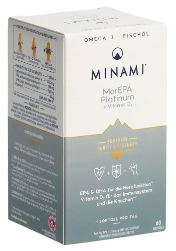 MINAMI, MINAMI MorEPA Platinum Softgels (60 Stk)