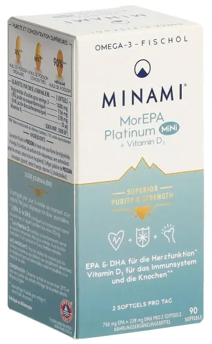 MINAMI, MINAMI MorEPA Platinum Mini Softgels (90 Stk)