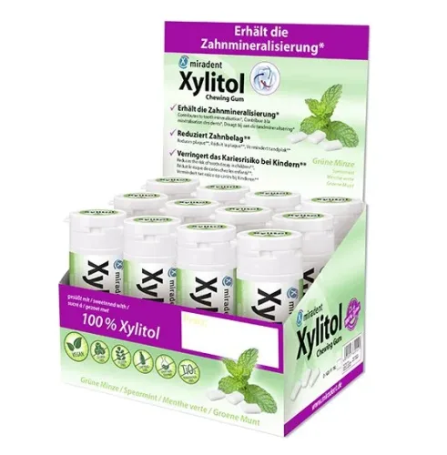 Miradent, miradent Xylitol Kaugummi Spearmint (12x30 Stk)