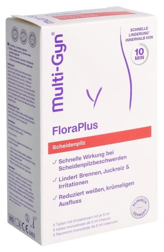 Multi-Gyn, Multi-Gyn - FloraPlus Intimpflege - Weiss - 5 Einzelanwendungen