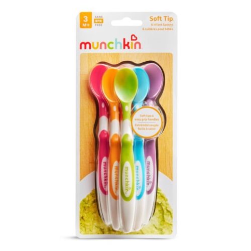 Munchkin, munchkin Löffel lang Griff mit weicher Spitze (6 Stk)